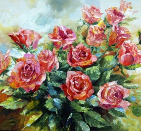 Картина "Аромат роз"