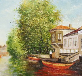 Картина "На реке"